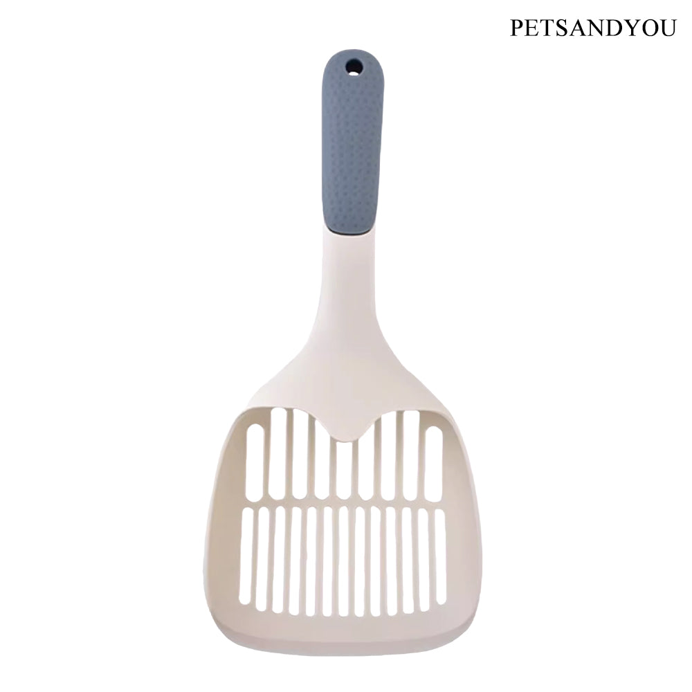 PETSANDYOU Non-Slip Handle Cat Litter Scoop