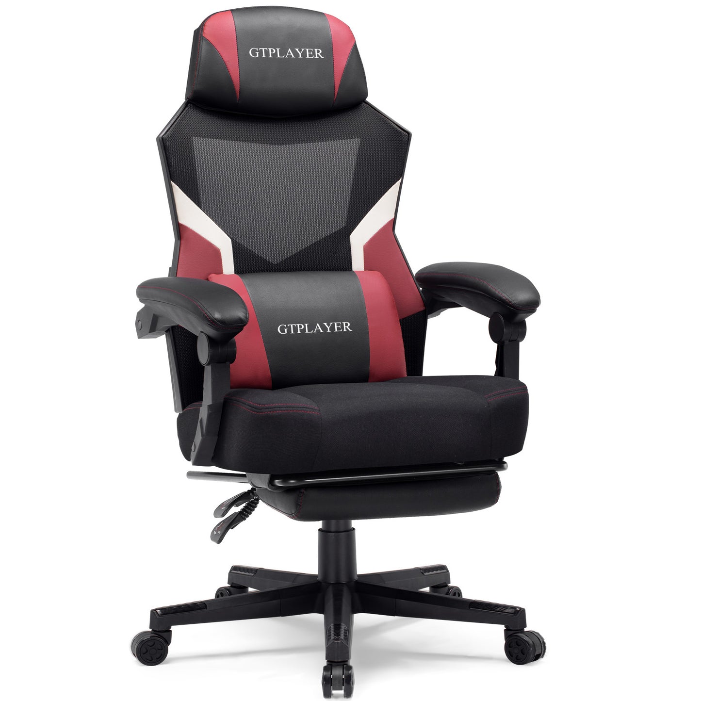 GTPLAYER Reclining Office Chairs with Footrest and Massage Lumbar Support