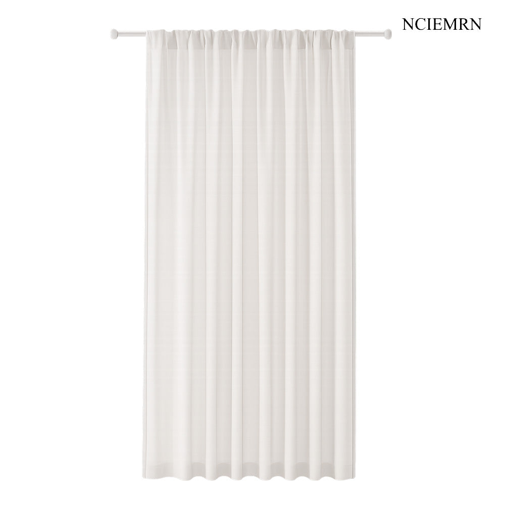 NCIEMRN transparent gauze curtain
