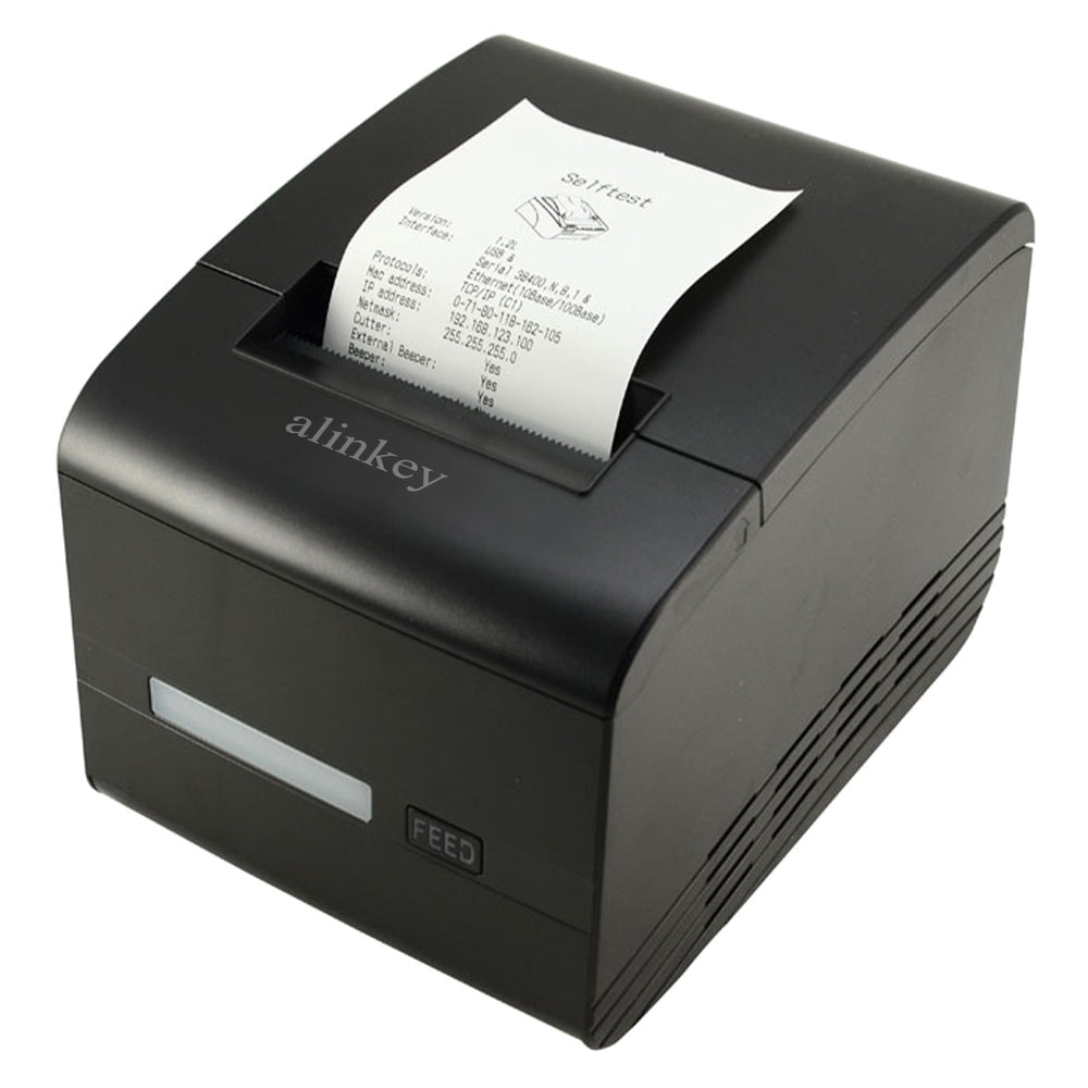 alinkey 80mm thermal barcode receipt printer