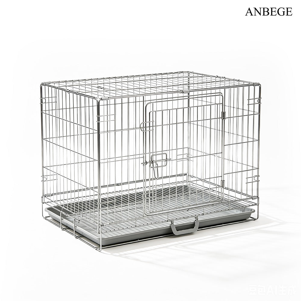 ANBEGE Stainless steel folding dog kennels