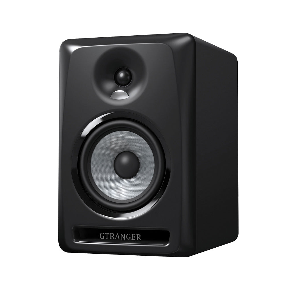 GTRANGER Active Studio Monitor Speakers, 5/6.5 Inch Bi-Amped Near Field Monitor, High Fidelity Flat Frequency Response Recording Studio Speaker for Music Production Mixing Mastering