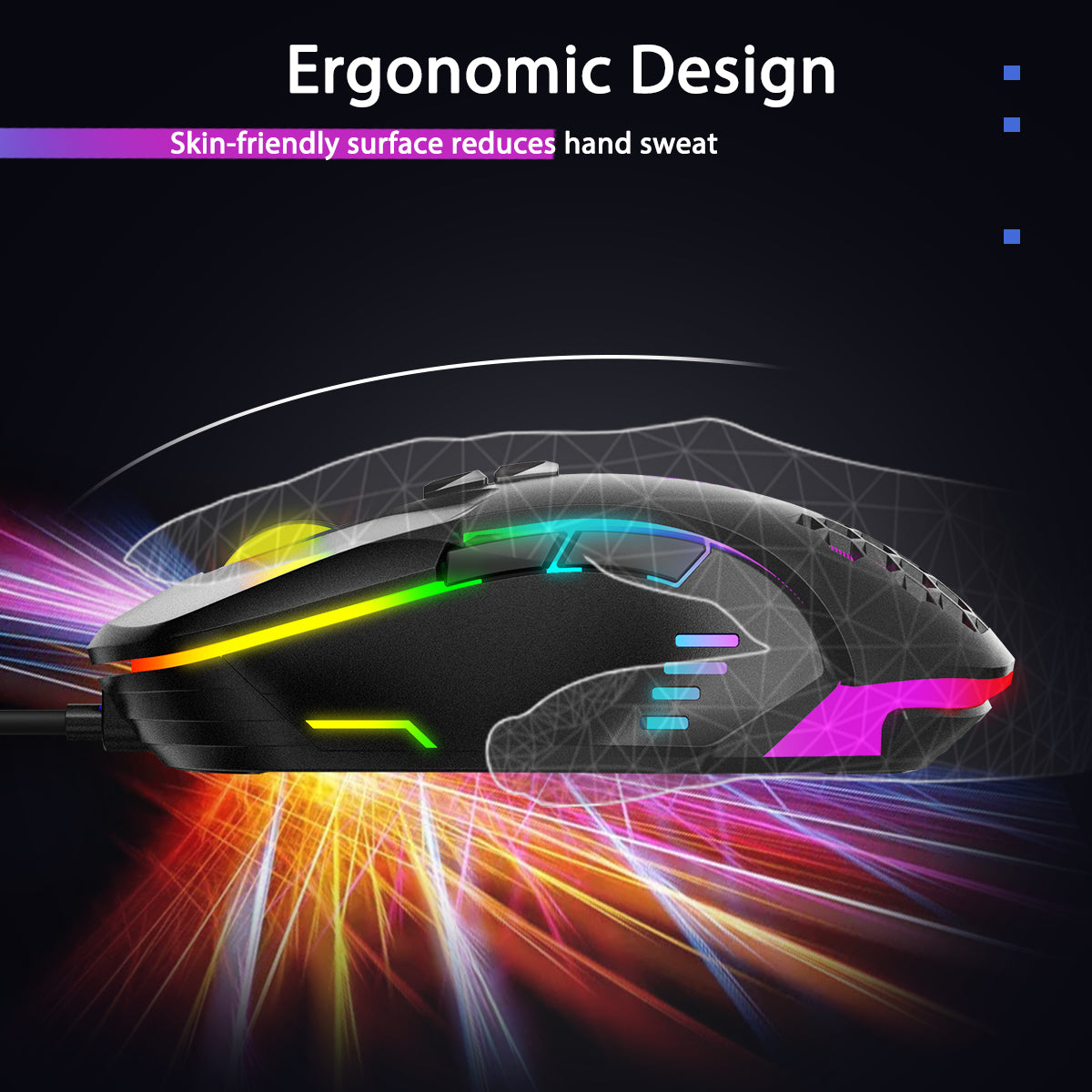 RGB WIRED GAMING MOUSE // CW902 - GTRACING