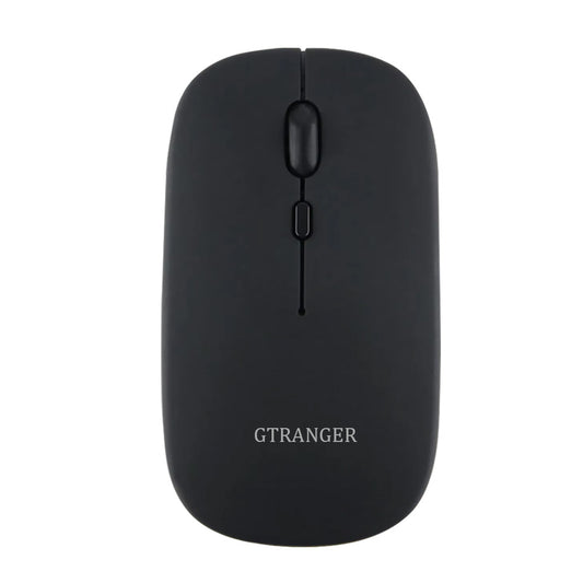 GTRANGER Ultra Slim 2.4G Wireless Mouse, Adjustable DPI Silent Click Portable Cordless Mouse for Laptop PC Mac Office Study Travel