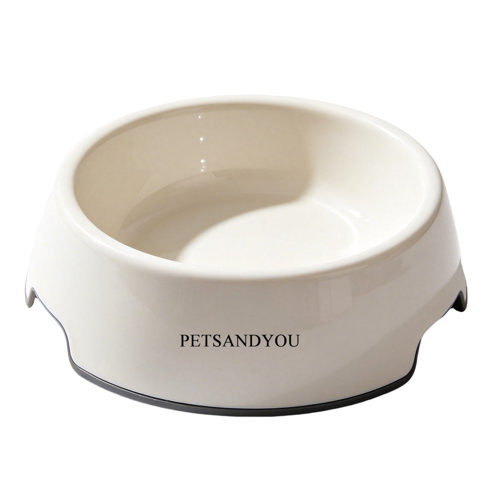 PETSANDYOU Non-Slip  Pet Food & Water Bowl