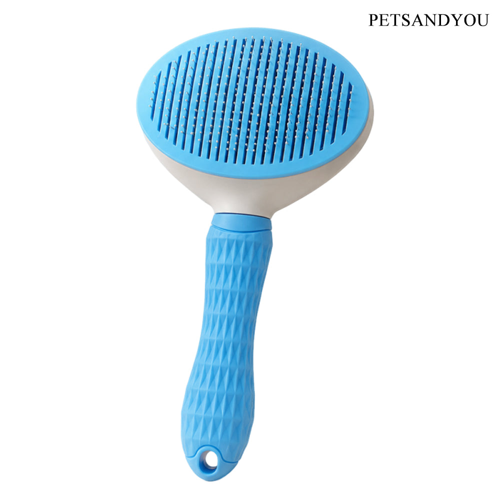 PETSANDYOU Self-Cleaning Slicker Pet Brush
