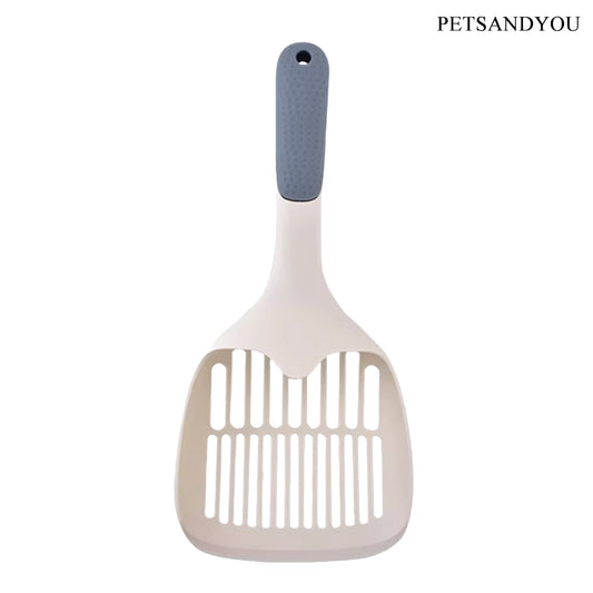 PETSANDYOU Non-Slip Handle Cat Litter Scoop