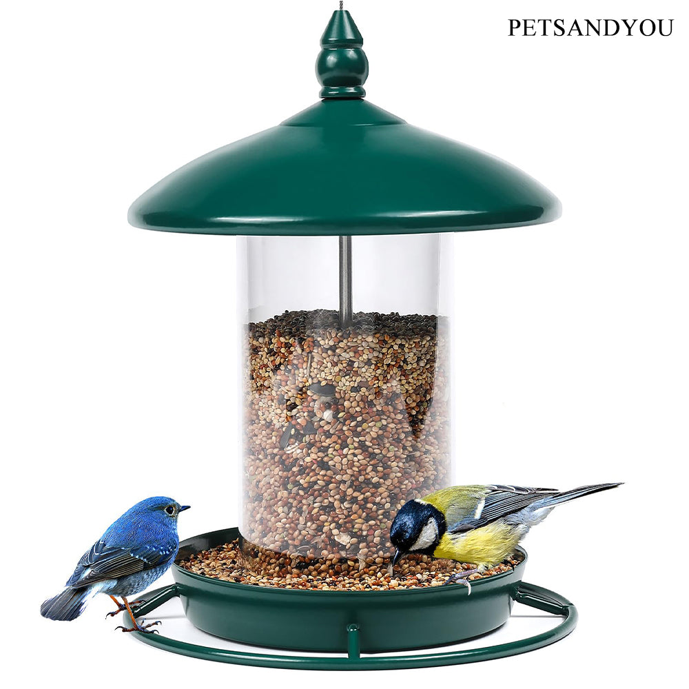 PETSANDYOU Hanging Metal Wild Bird Feeder