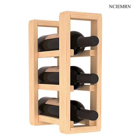 NCIEMRN Simple wooden style red wine rack