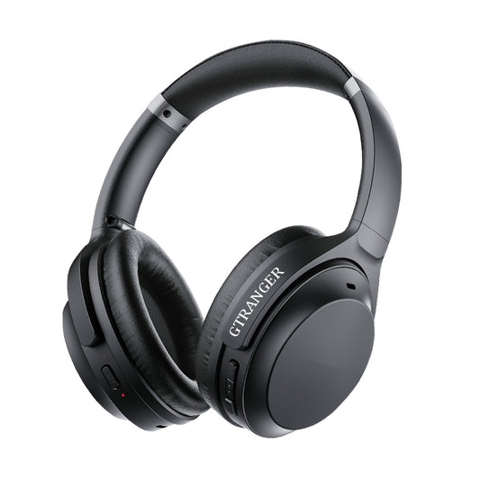 GTRANGER Over-Ear Bluetooth Headphones, Foldable Wireless Headset with Deep Bass, Soft Memory Foam Earpads, Long Battery Life, Built-in Mic for Gaming Travel Office