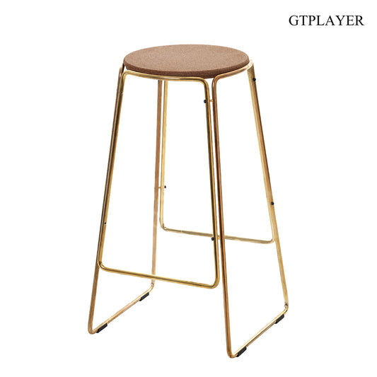 GTPLAYER Metal foot round stool
