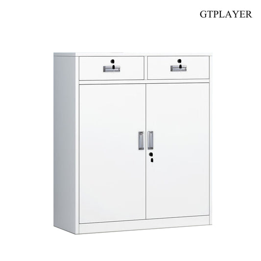 GTPLAYER Metal storage cabinets Locking Storage Cabinet with Adjustable Shelf