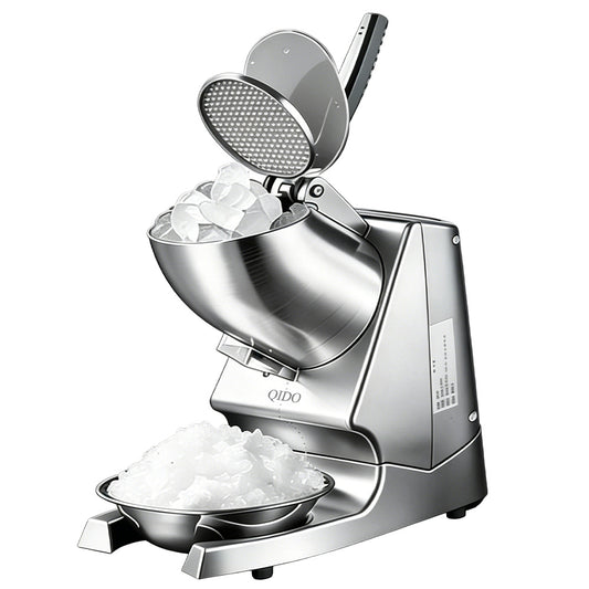 QIDO Electric Ice Crushing Machine – Fast, Fluffy Ice for Drinks & Desserts