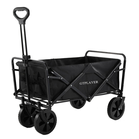 GTPLAYER Utility Wagon for Shopping, Sports, Camping Portable for Serving trolleys