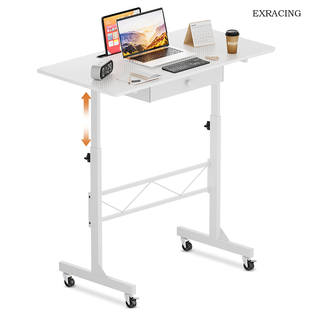 EXRACING Portable desk with wheels