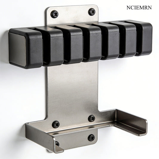 NCIEMRN Wall mounted multi slot spray gun rack