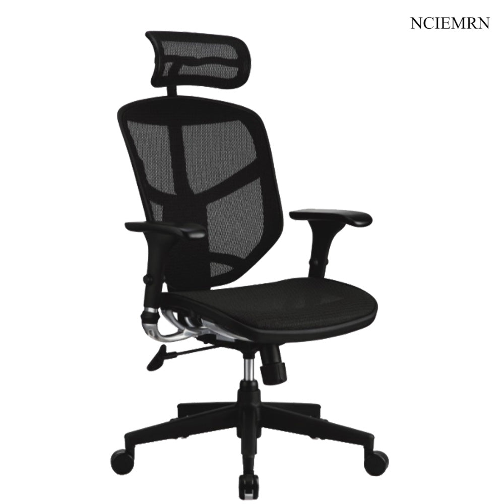 NCIEMRN ergonomic mesh office chair | Long sitting waist protection, office/gaming dual-use breathable seat