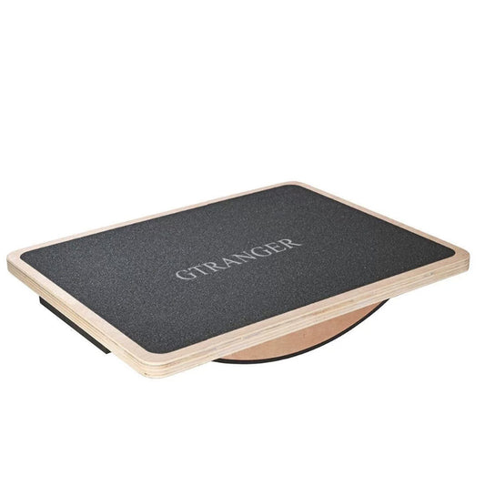 GTRANGER Wooden Balance Board, Anti-Slip Wobble Board for Core Training, Ankle Rehabilitation & Fitness Workout