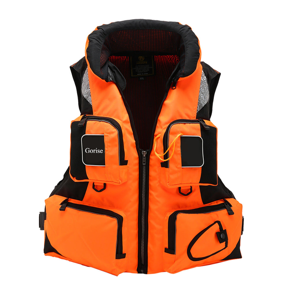 Gorise Adult swimming life jacket vests suitable for water sports such as boating, fishing, and surfing