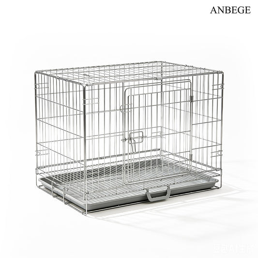 ANBEGE Stainless steel folding dog kennels
