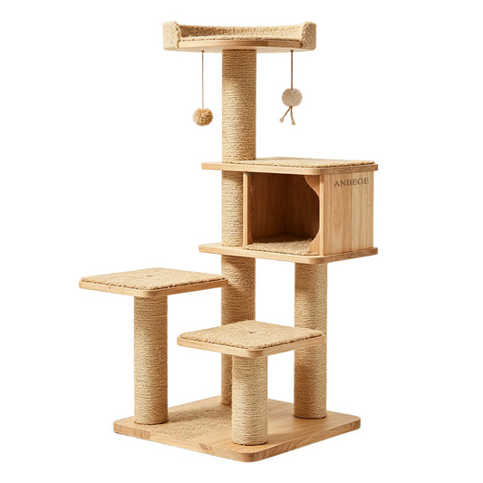 ANBEGE Wooden multi-layer cat tree