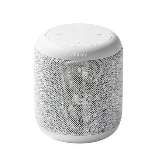 alinkey Fabric Wireless Bluetooth Speaker, Portable 360° Surround Sound Bluetooth Speaker with TF Card Playback, Type-C Rechargeable Mini Indoor Outdoor Bluetooth Loudspeaker