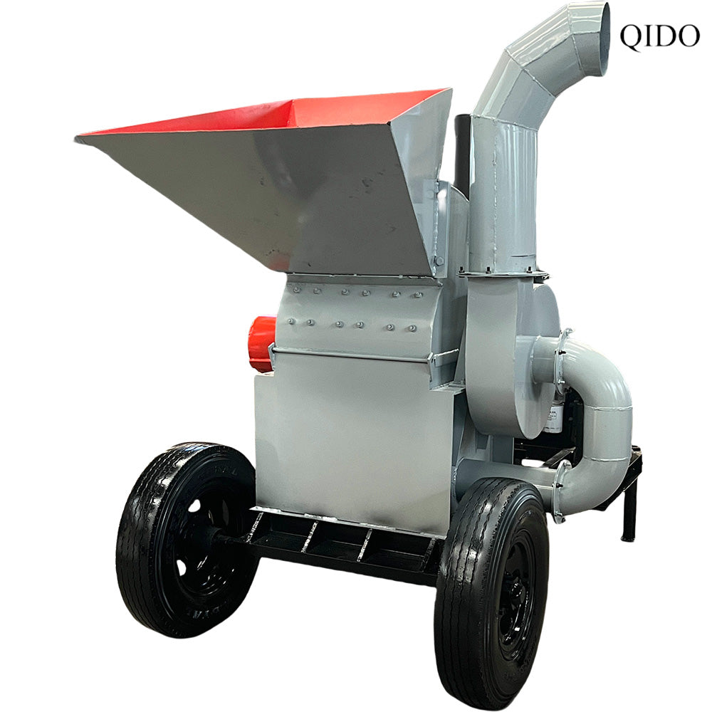 QIDO Trailer type mobile waste crusher