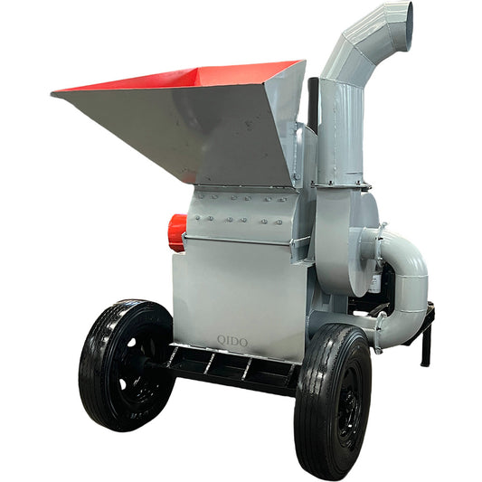 QIDO Trailer type mobile waste crusher