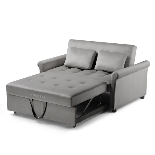 GTPLAYER Convertible Couch with Pullout Bed
